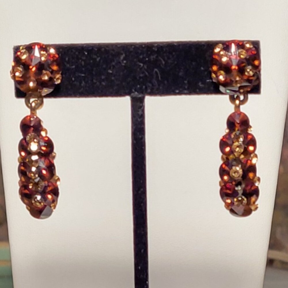 Vintage Rhinestone Earrings